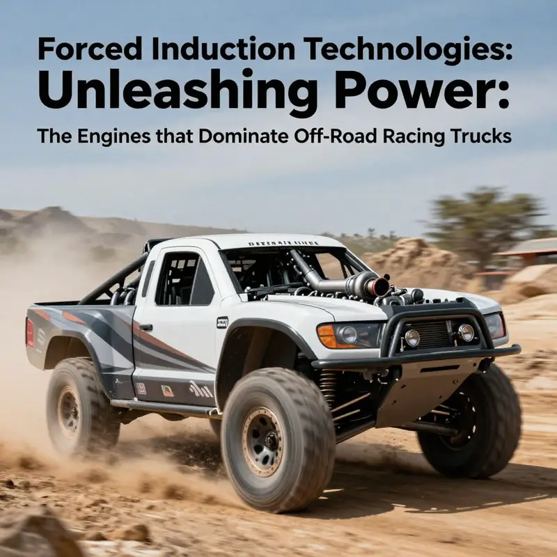 The heart of the machine: a durable large-displacement V8 engine built for off-road racing.