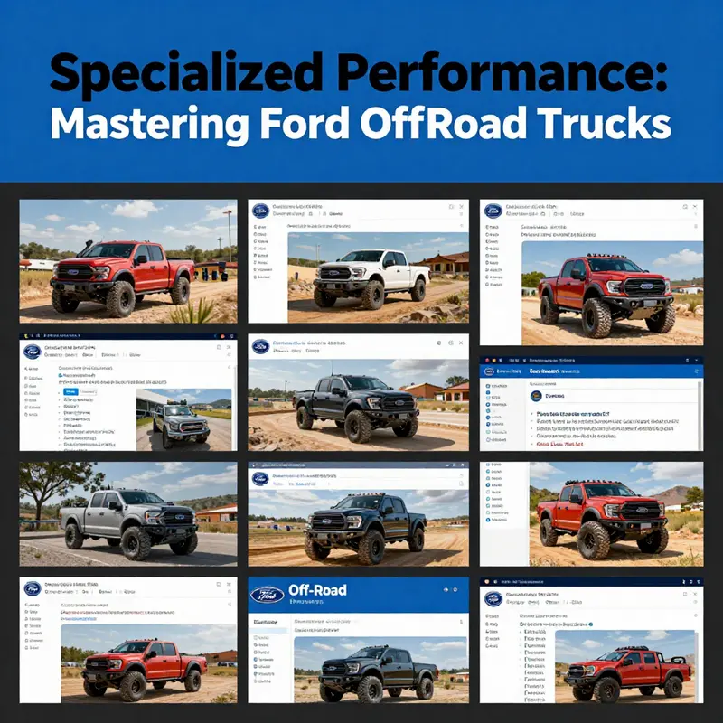 A Roush Performance modified Ford truck tackling challenging terrains with expert upgrades.
