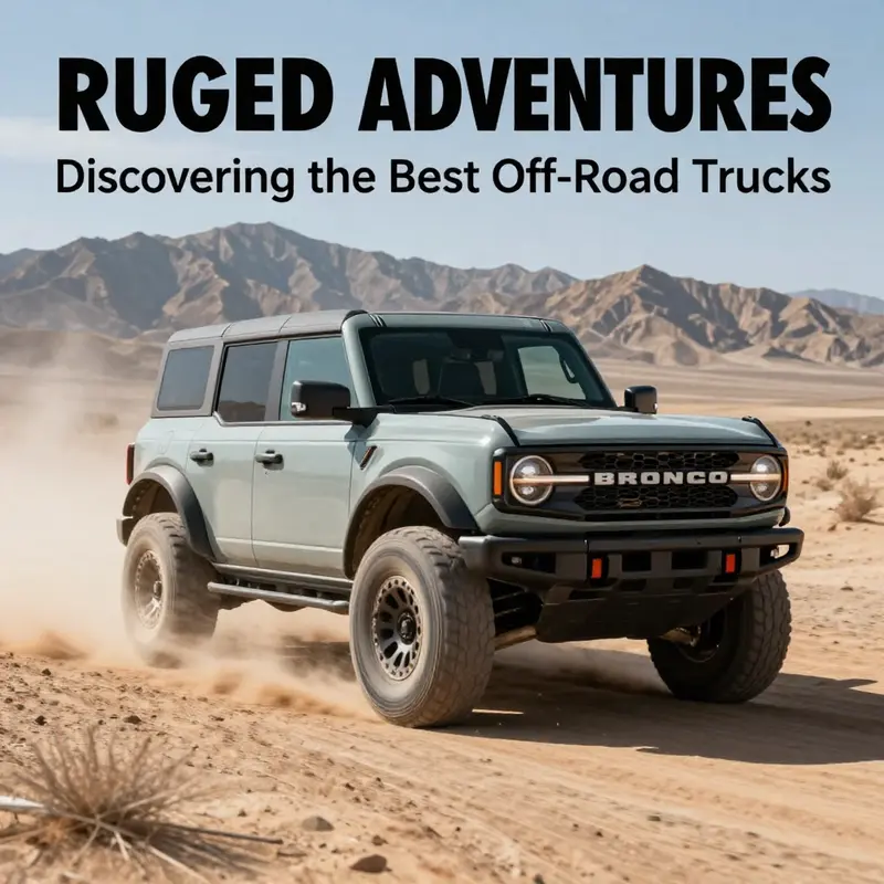 The Ford Bronco Raptor conquering desert landscapes with unmatched agility.