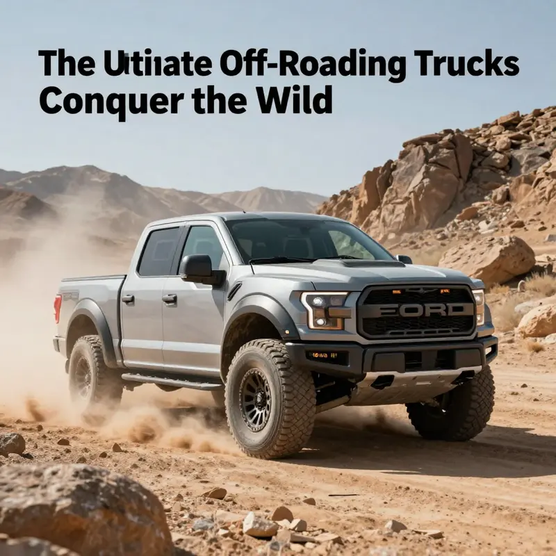 The Ford F-150 Raptor demonstrating unmatched off-roading capabilities in a challenging environment.