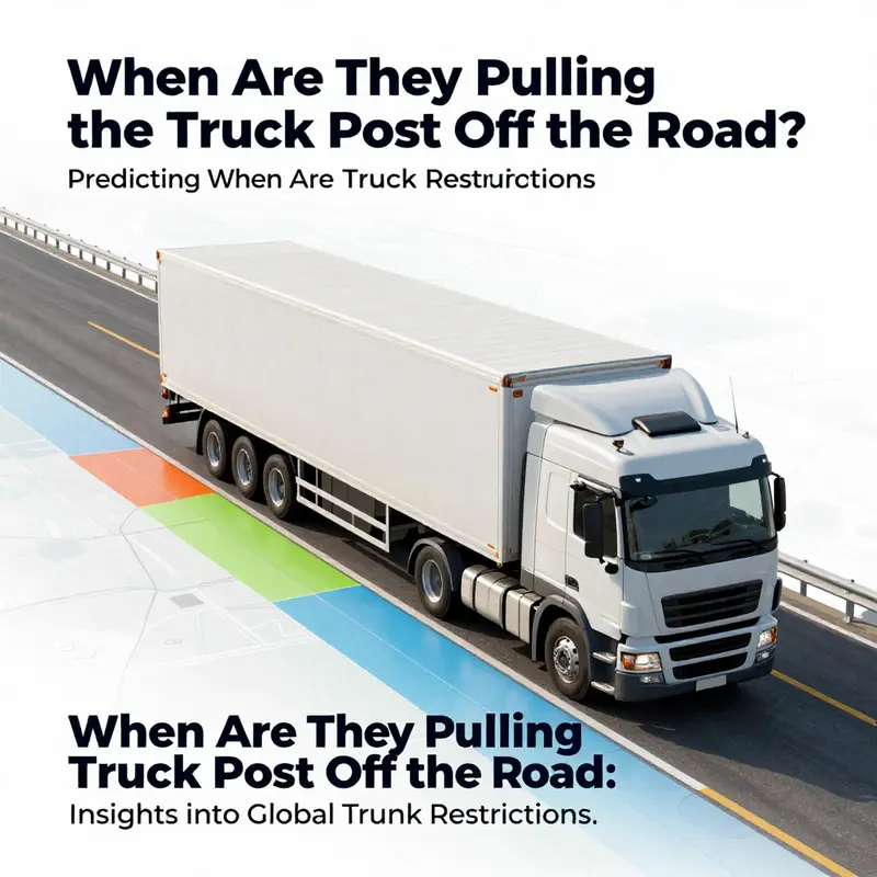 Signage clarifying truck restrictions in a busy Beijing area.