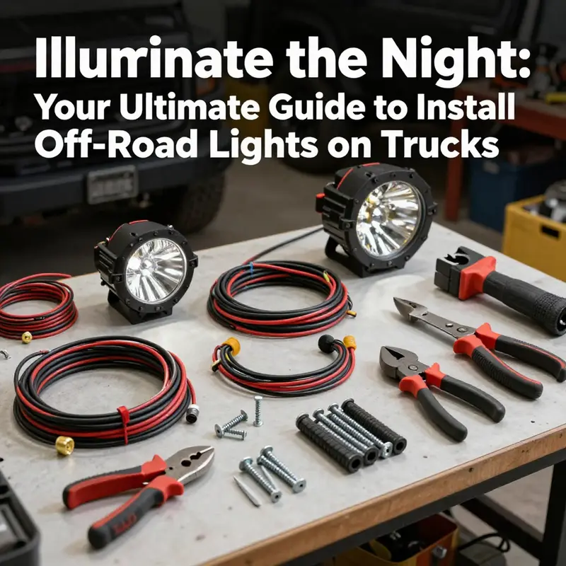 Explore different types of off-road lights to find the best fit for your truck’s adventures.