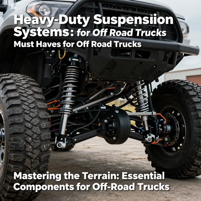Heavy-duty suspension system designed for extreme off-road performance.
