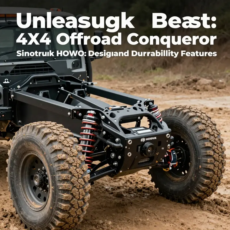 The Sinotruk HOWO 4X4 Offroad Mobile Workshop Truck exemplifies strength and versatility.