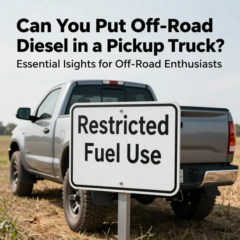 Legal implications of using off-road diesel explored.
