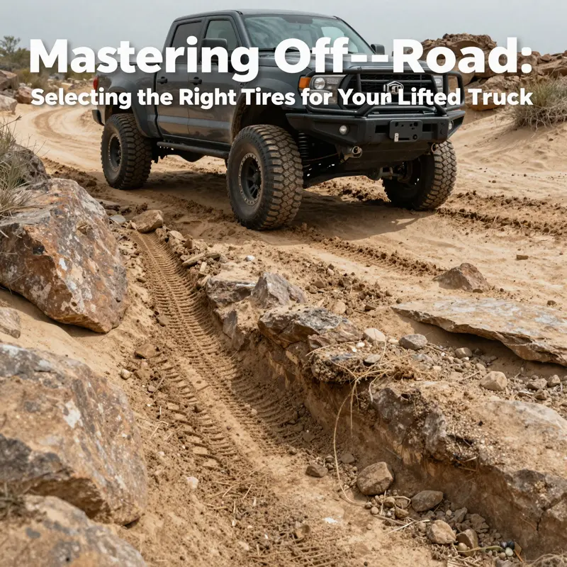 Choosing the right terrain is essential for tire selection; this truck illustrates the diverse off-road environments.