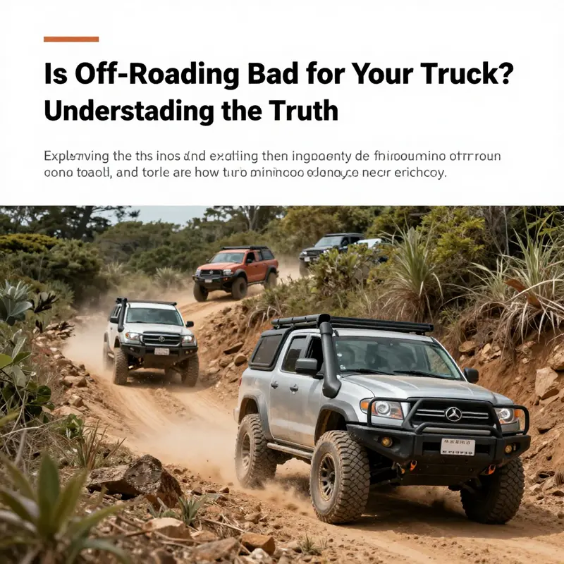 A picturesque view of trucks off-roading, showcasing the beauty and excitement of rugged trails.