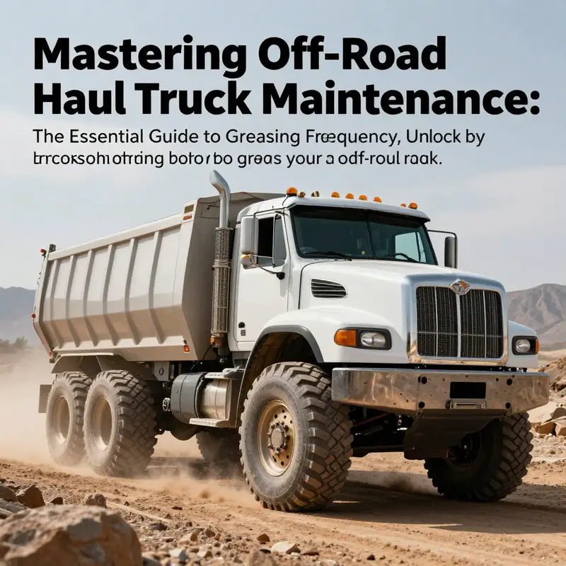 An off-road haul truck navigating rocky terrain, symbolizing rugged durability.