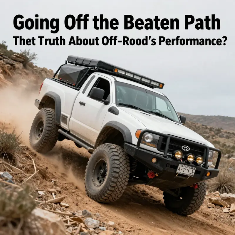 An off-road truck demonstrating impressive performance on challenging terrains.