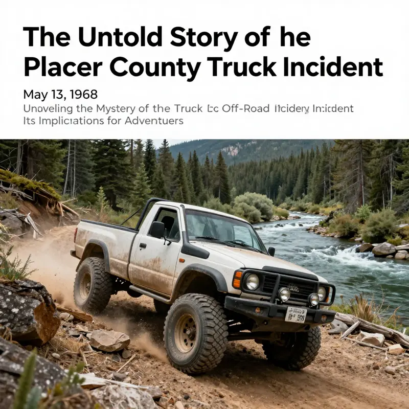 A dynamic image of an off-road vehicle navigating rough terrains surrounded by nature in Placer County, symbolizing adventure.