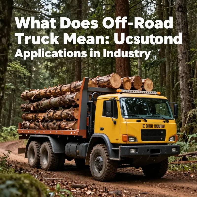 An off-road truck conquering a challenging landscape, illustrating its rugged nature and purpose.