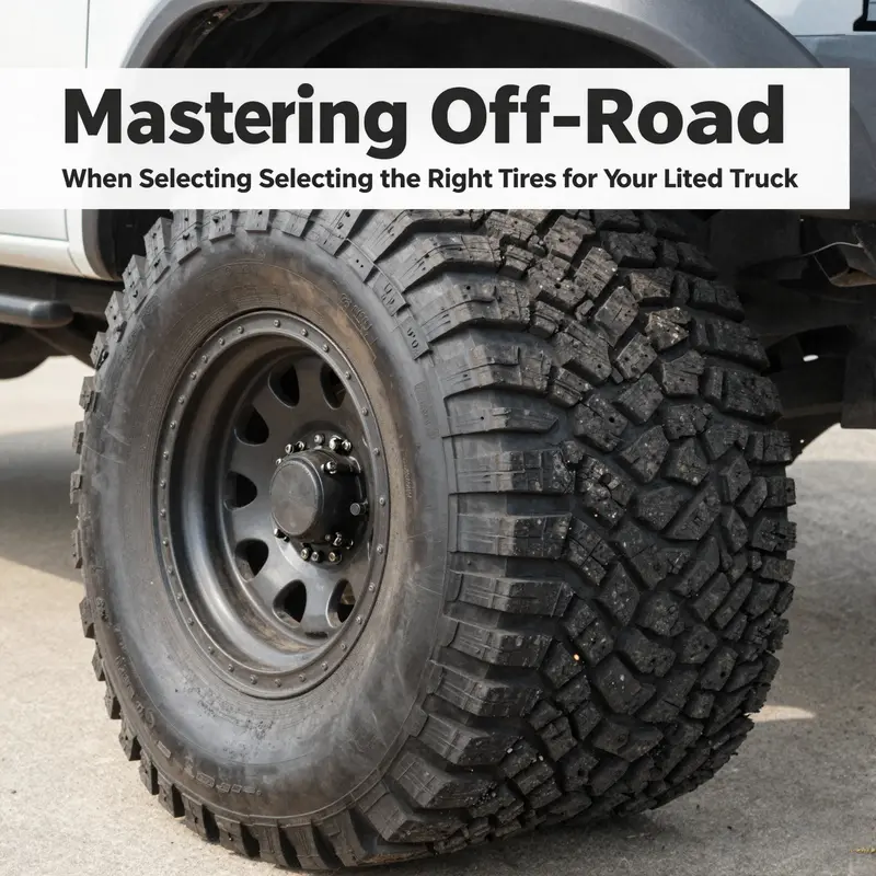 Choosing the right terrain is essential for tire selection; this truck illustrates the diverse off-road environments.