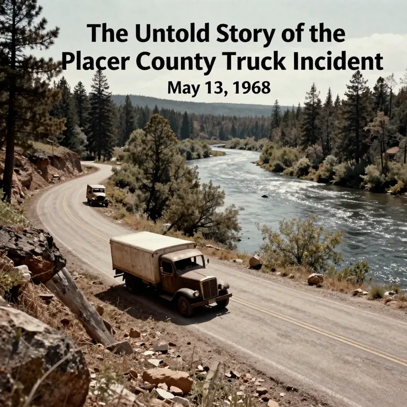 A scenic representation of Placer County, illustrating the environment where the truck incident allegedly occurred.