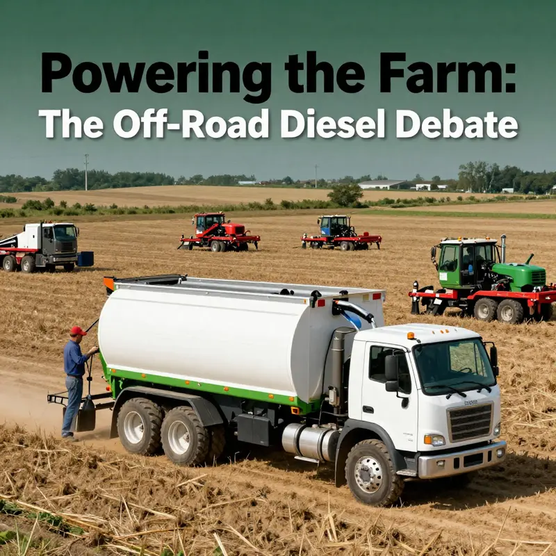 Understanding the legal framework surrounding off-road diesel use in farm trucks.