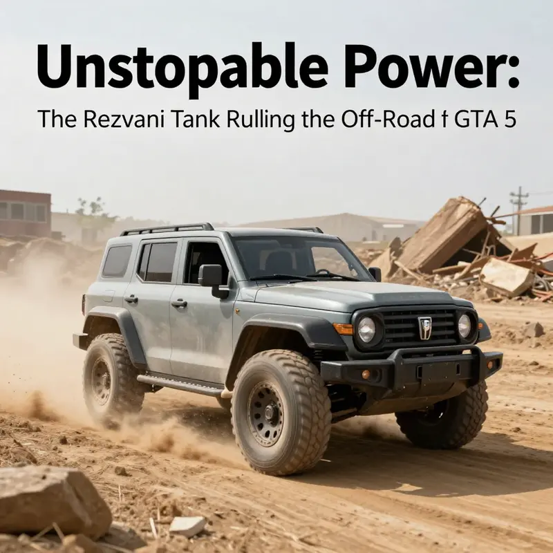 The Rezvani Tank conquering rugged landscapes with unrivaled performance.