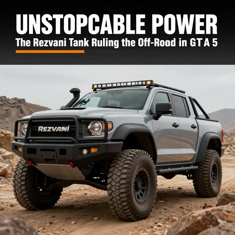 The Rezvani Tank conquering rugged landscapes with unrivaled performance.