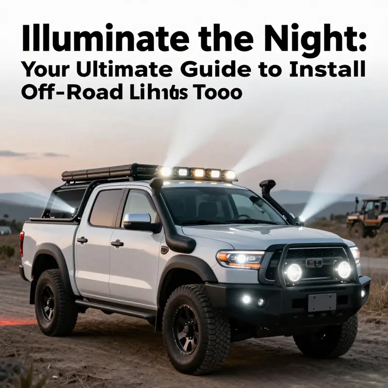 Explore different types of off-road lights to find the best fit for your truck’s adventures.