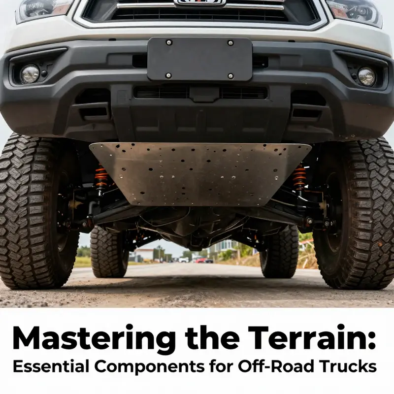 Heavy-duty suspension system designed for extreme off-road performance.