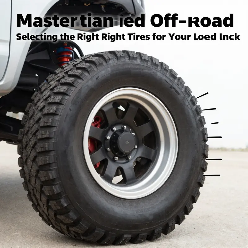 Choosing the right terrain is essential for tire selection; this truck illustrates the diverse off-road environments.