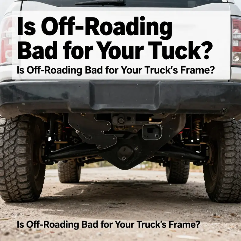 A truck demonstrating its suspension system’s resilience while off-roading over challenging terrain.