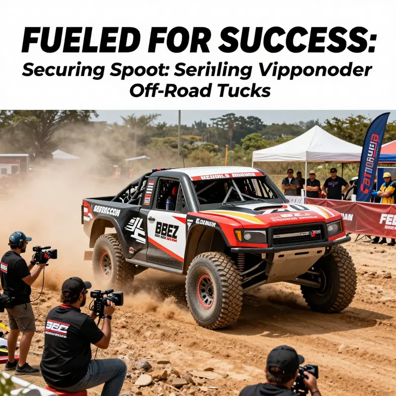 Enhancing visibility by capturing the action during an exhilarating off-road race.