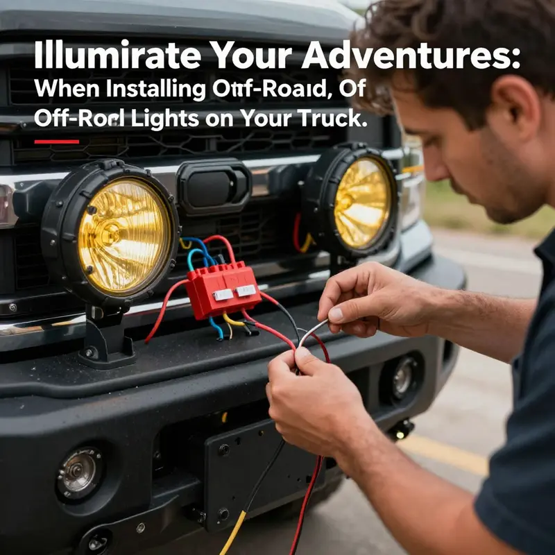 Exploring the different types of off-road lights for optimal truck visibility.