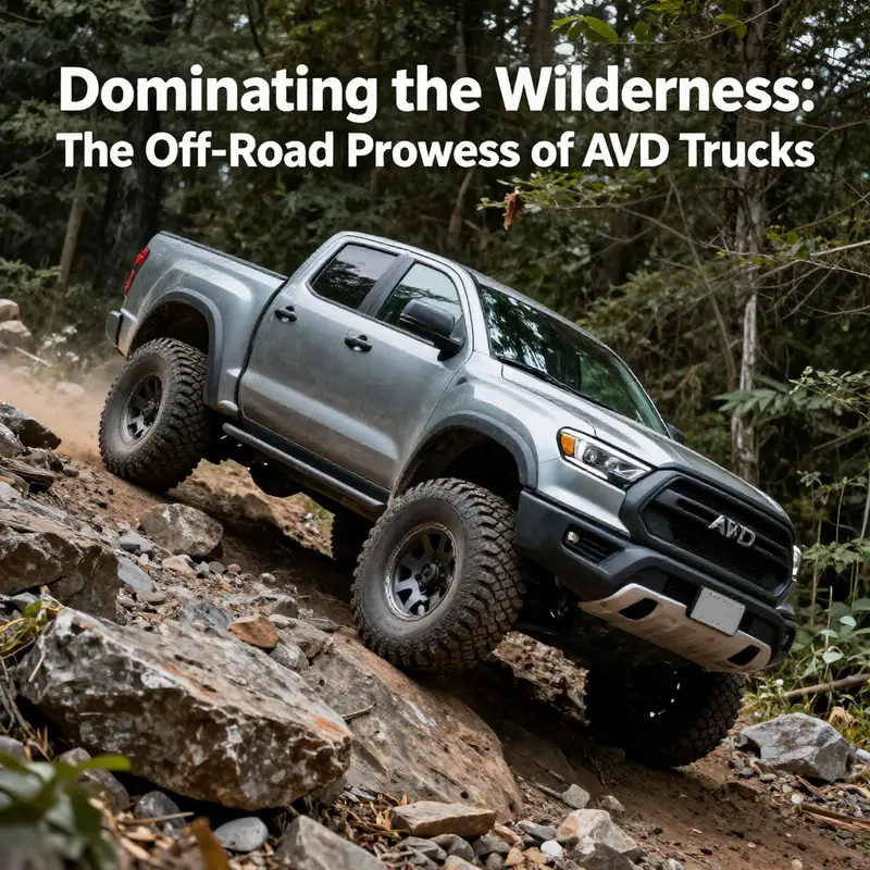 AWD trucks demonstrate exceptional performance on challenging terrains, highlighting their all-wheel drive capabilities.