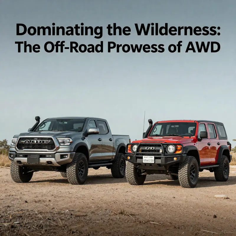 AWD trucks demonstrate exceptional performance on challenging terrains, highlighting their all-wheel drive capabilities.