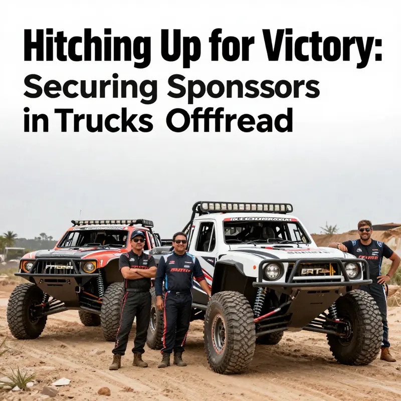 Competing in off-road races is essential for attracting sponsors in Trucks & Offroad.