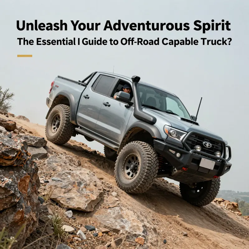 An off-road truck conquering a challenging muddy landscape, demonstrating its unmatched terrain capability.