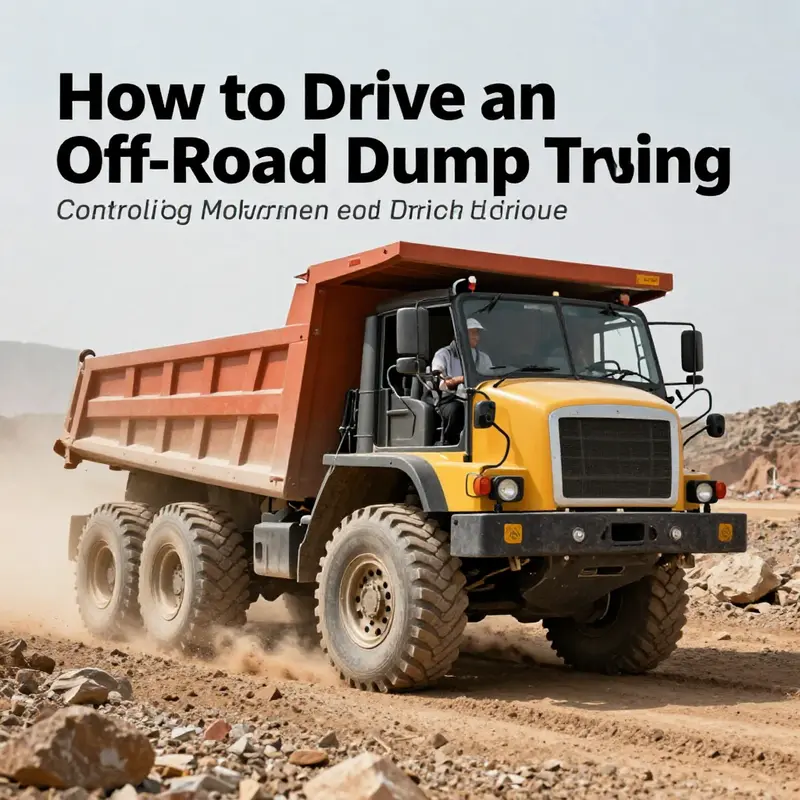 A driver performs crucial pre-drive checks before hitting the off-road terrain.