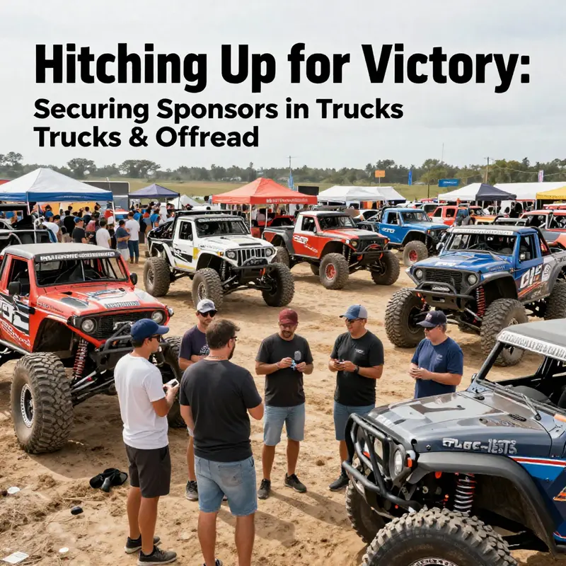 Competing in off-road races is essential for attracting sponsors in Trucks & Offroad.