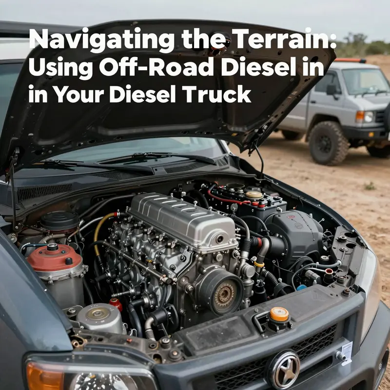 Exploring the legal landscape behind off-road diesel usage in diesel trucks.