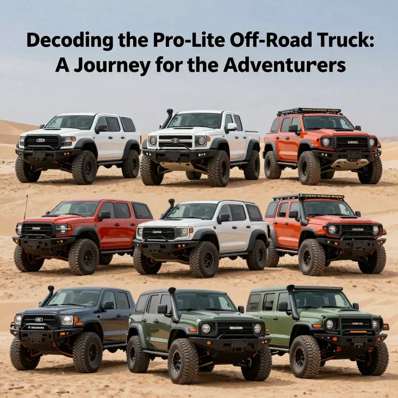 Exploring the diverse range of off-road trucks amidst the absence of the Pro-Lite designation.