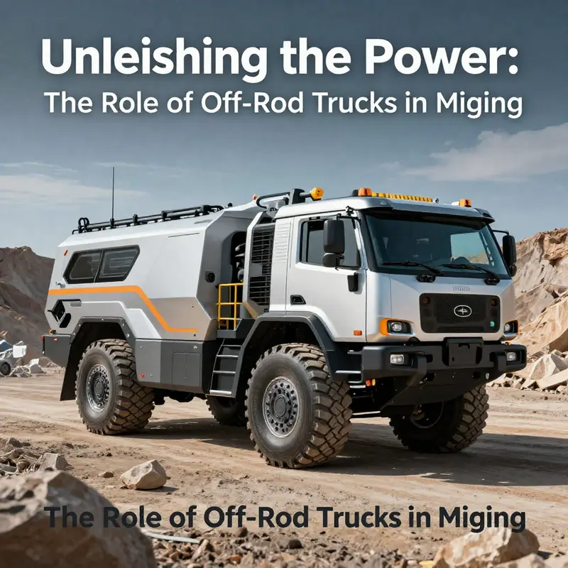 An off-road truck in action in an open-pit mine, illustrating its key role in transporting materials.