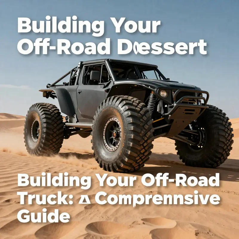Selecting strong and durable base vehicles is crucial for building an off-road dessert truck.