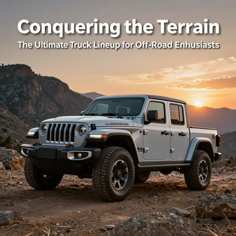The Jeep Gladiator in its element, embodying unmatched off-road capability.