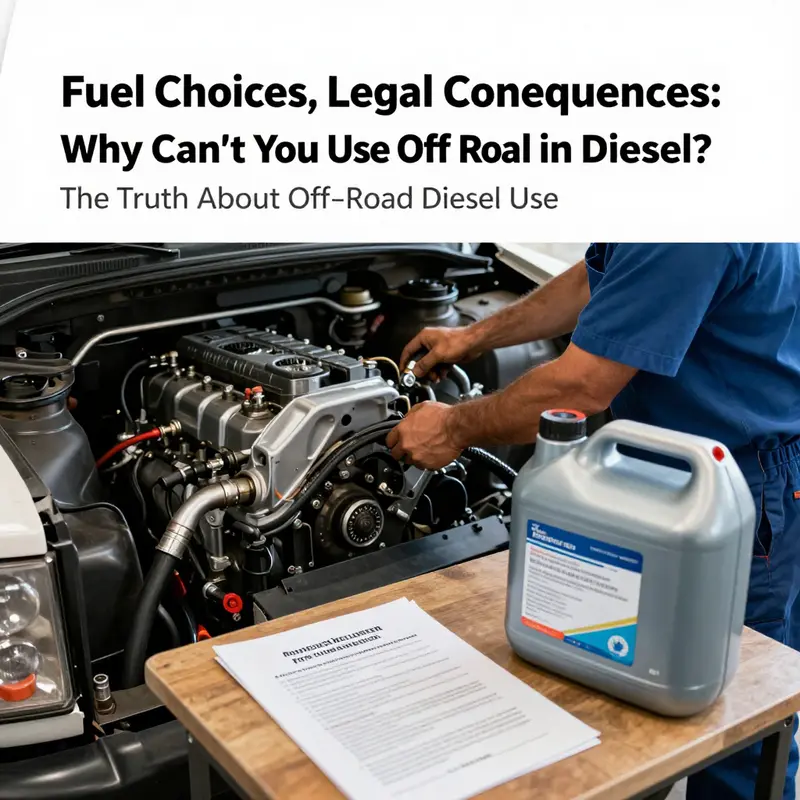 An officer ensuring compliance with fuel laws in off-road and on-road vehicles.