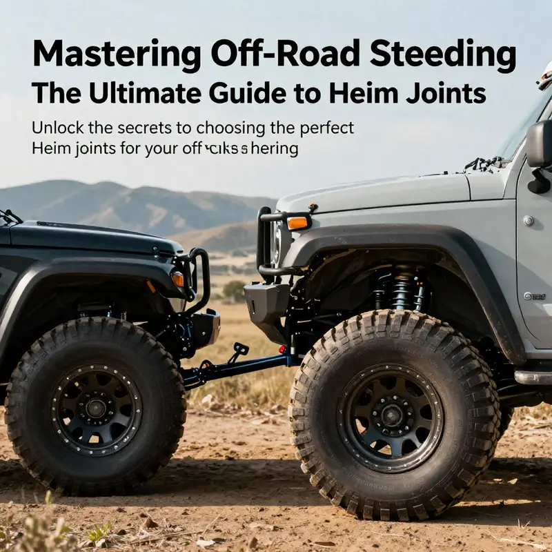 Off-road truck on an adventure, showcasing its steering system in a beautiful landscape.