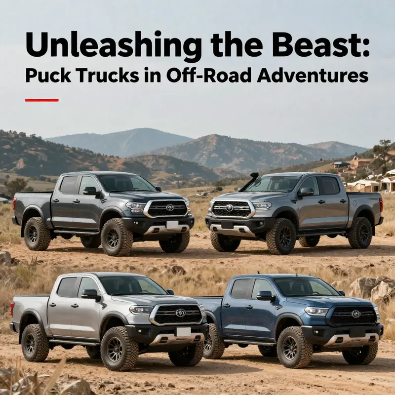 A pickup truck expertly navigating rocky terrains, highlighting its off-road capabilities.