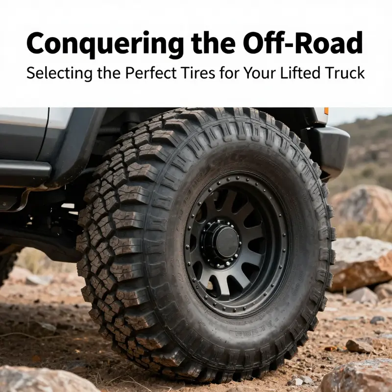 Exploring various terrains encountered by off-road vehicles, emphasizing the impact of tire choices on performance.