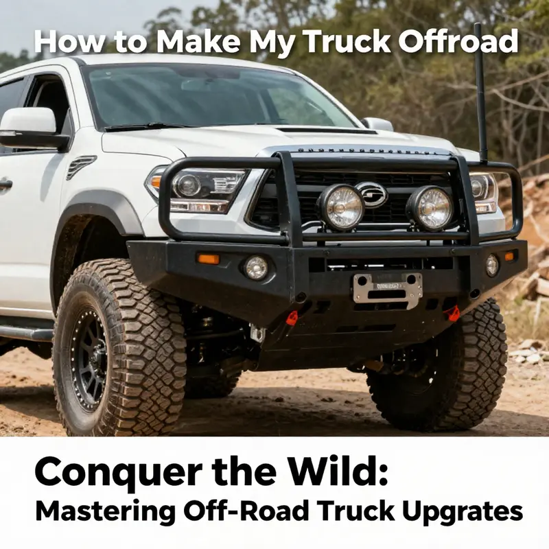 A truck showcasing its new suspension system, ready to tackle rough terrains.