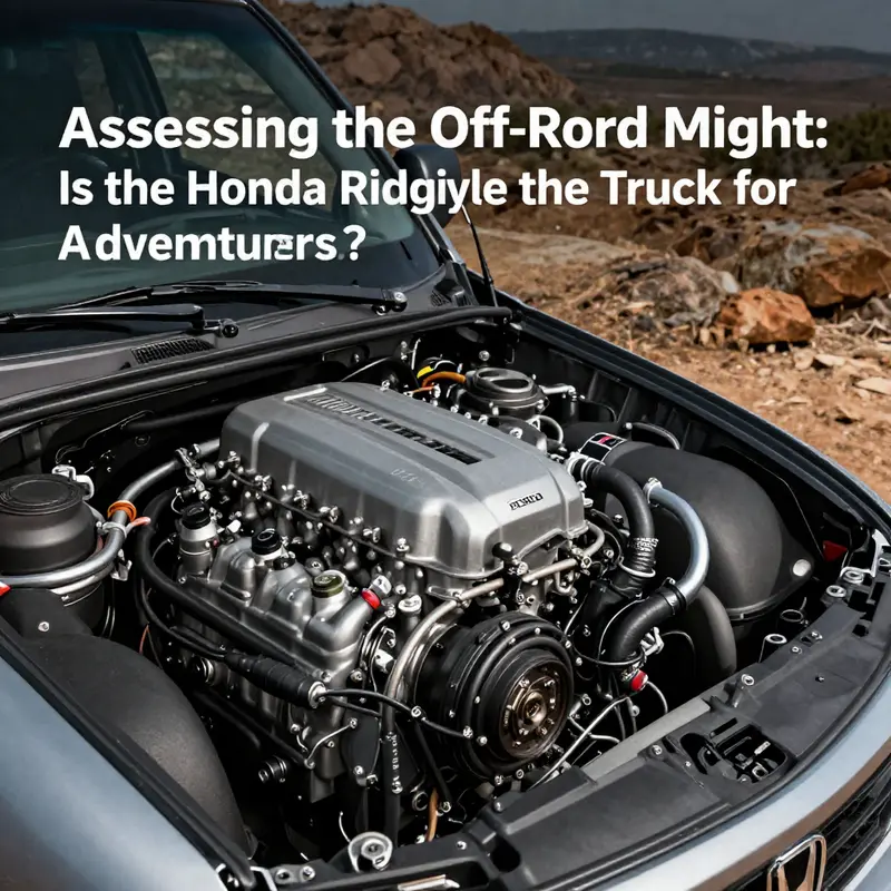 The Honda Ridgeline navigating challenging terrains, showcasing its off-road capabilities.