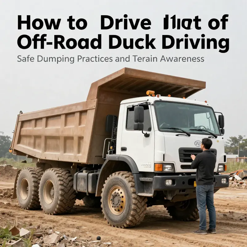 A driver performs crucial pre-drive checks before hitting the off-road terrain.