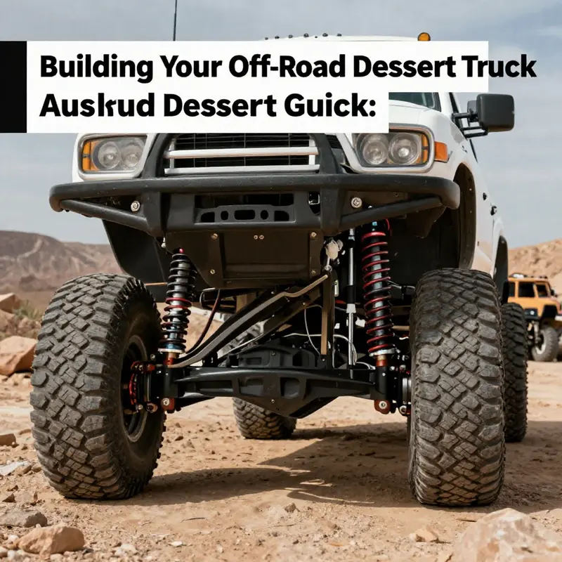 Selecting strong and durable base vehicles is crucial for building an off-road dessert truck.