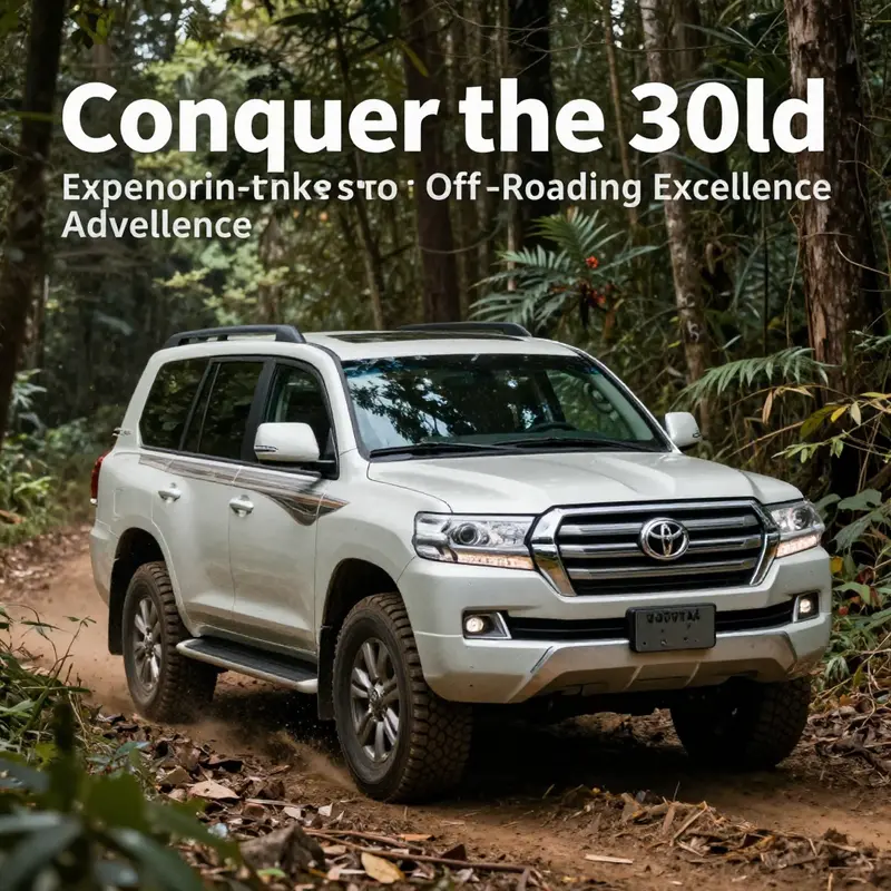 The Toyota Land Cruiser 300: A benchmark in off-roading reliability and performance.
