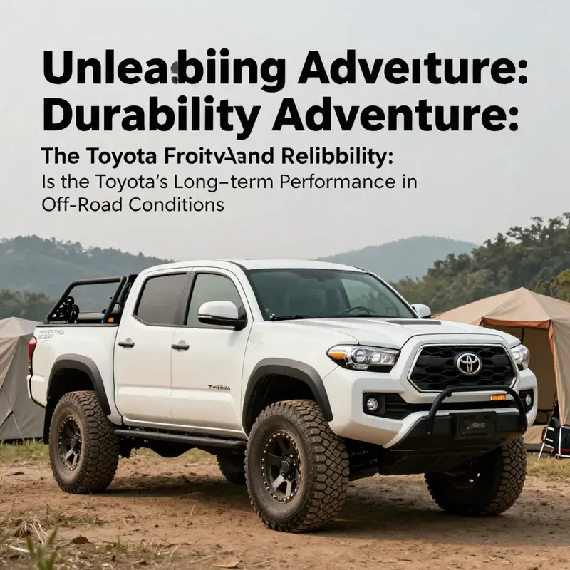 The Toyota Tacoma confidently navigating rugged terrain, a testament to its off-road capability.