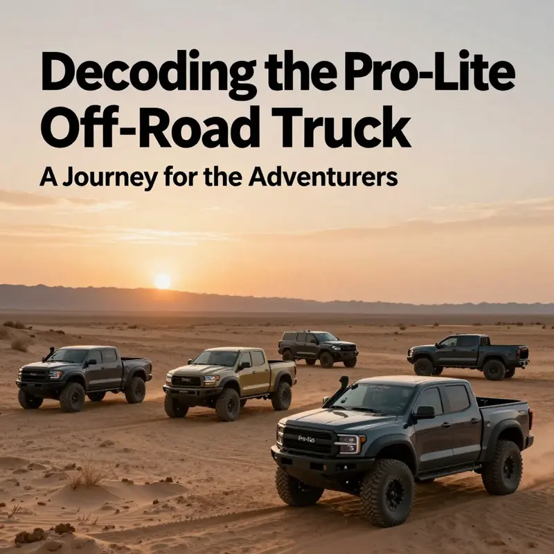 Exploring the diverse range of off-road trucks amidst the absence of the Pro-Lite designation.