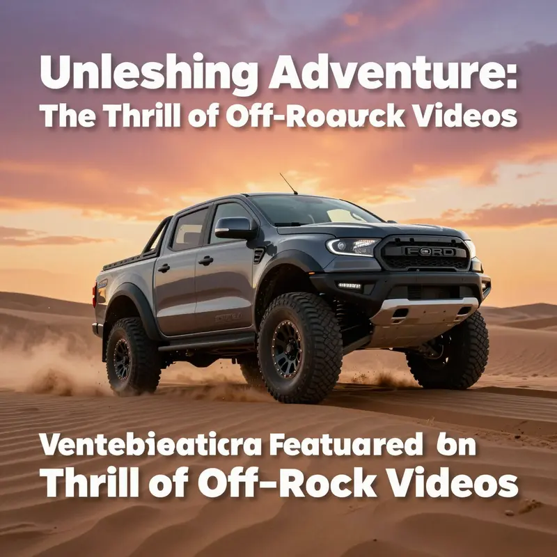 High-octane off-road truck racing, epitomizing the thrill of extreme environments.