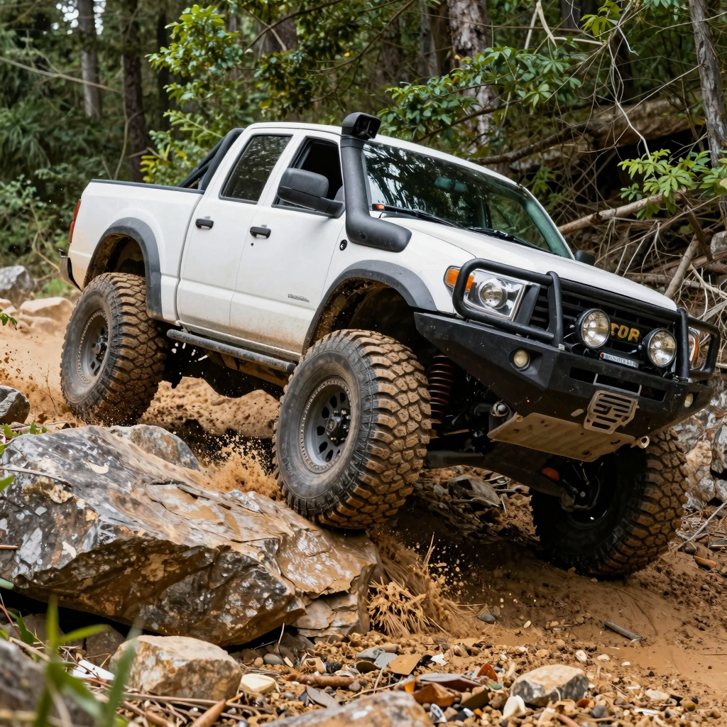 Modified 2WD Truck in Action